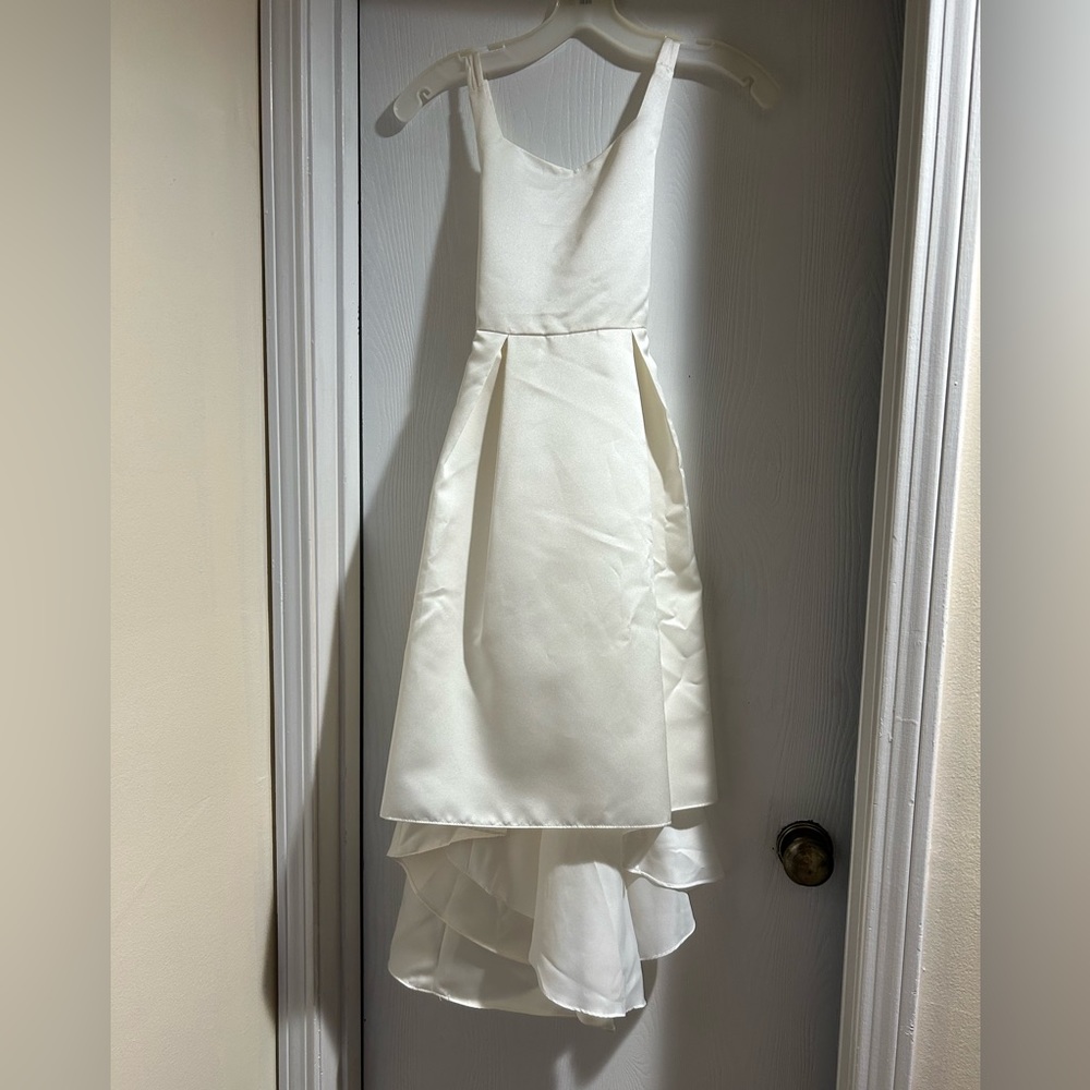 Hi low flower girl dress